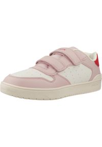 Geox - Kapcie GEOX J WASHIBA GIRL Rose. Kolor: różowy. Materiał: syntetyk, tkanina. Sport: turystyka piesza