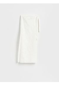 Reserved - Sarong z wiązaniem - biały. Kolor: biały #1