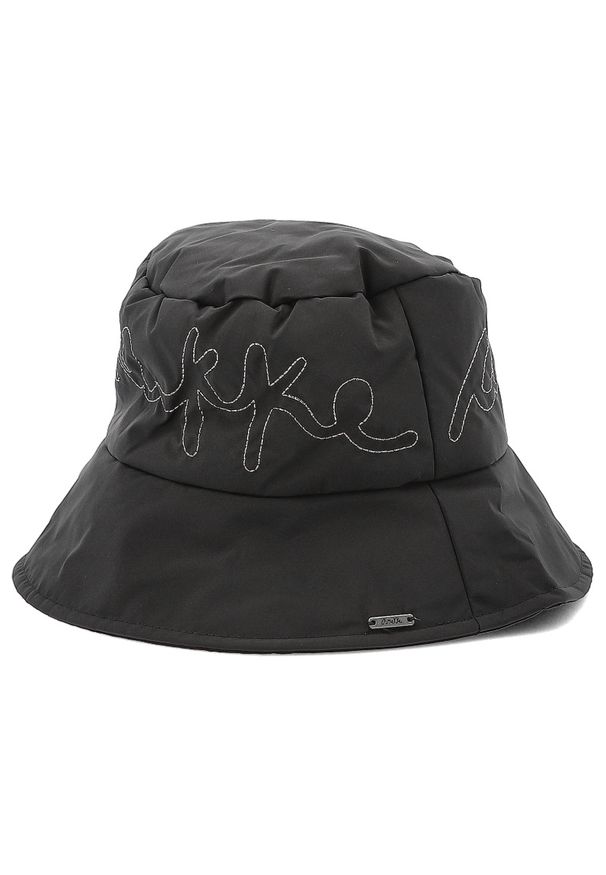 Czarny Modny Damski Kapelusz Anekke. Kolor: czarny. Materiał: materiał. Styl: elegancki, casual
