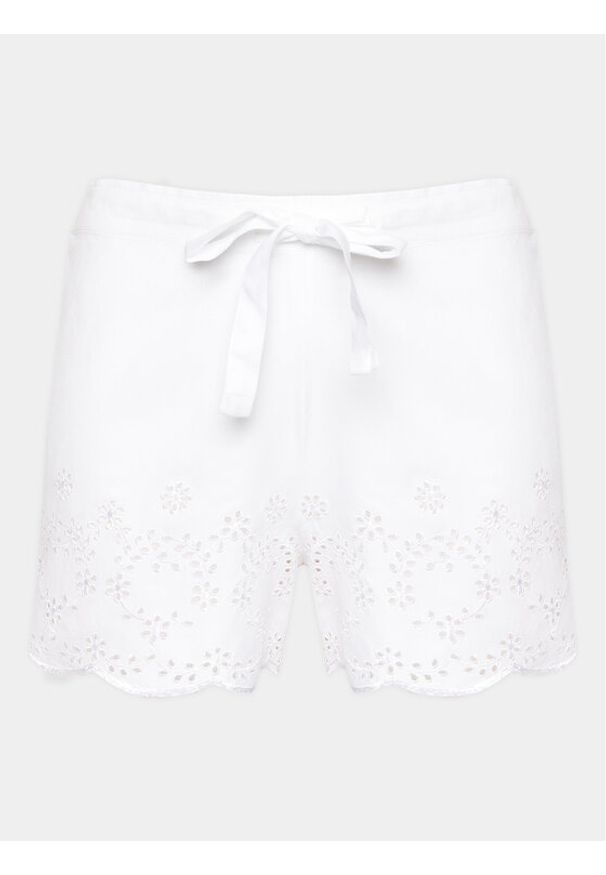 Cyberjammies Szorty piżamowe Saskia 9649 Biały Regular Fit. Kolor: biały. Materiał: bawełna