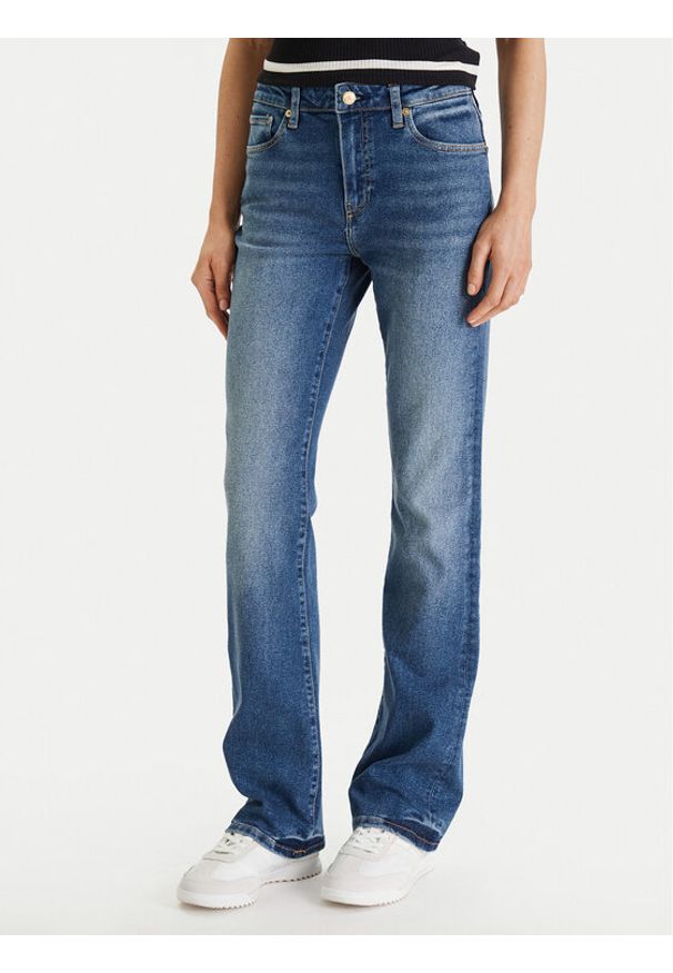 TOMMY HILFIGER - Tommy Hilfiger Jeansy WW0WW47701 Niebieski Bootcut Fit. Kolor: niebieski