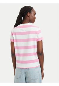 Tommy Jeans T-Shirt Flag DW0DW23801 Różowy jasny Regular Fit. Kolor: różowy. Materiał: bawełna #3