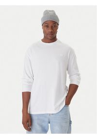 Quiksilver Longsleeve Salt Water EQYZT08206 Biały Regular Fit. Kolor: biały. Materiał: bawełna. Długość rękawa: długi rękaw