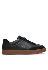 Calvin Klein Sneakersy Low Pro Cups Lth Mix Mg HW0HW02825 Czarny. Kolor: czarny. Materiał: skóra