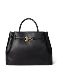 Lauren Ralph Lauren - LAUREN RALPH LAUREN Torebka 431P03417002 Czarny. Kolor: czarny. Materiał: skórzane #4