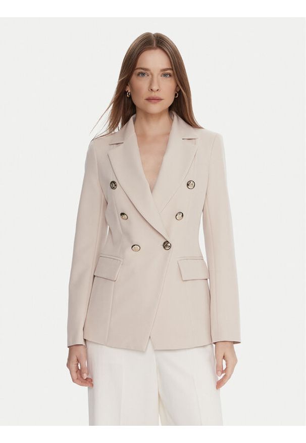 Maryley Marynarka 25IB139/43LA Beżowy Regular Fit. Kolor: beżowy. Materiał: syntetyk