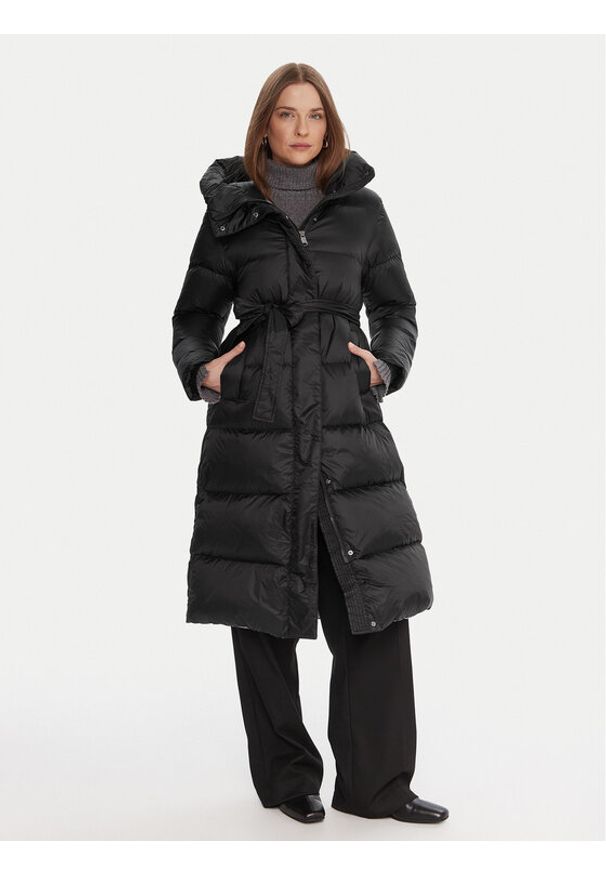 Hetrego - Hetregó Kurtka puchowa Karen 8P605 25WD02 Czarny Regular Fit. Kolor: czarny. Materiał: syntetyk