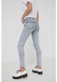 Answear Lab jeansy damskie medium waist. Kolor: niebieski. Styl: wakacyjny #2