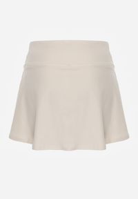 Born2be - Białe Sportowe Spódnico-Szorty z Funkcjonalnymi Kieszonkami Natellea. Okazja: na spacer. Kolor: biały. Materiał: materiał. Styl: sportowy #8