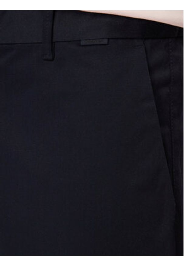 Calvin Klein Szorty materiałowe Sateen K10K112831 Granatowy Regular Fit. Kolor: niebieski. Materiał: bawełna