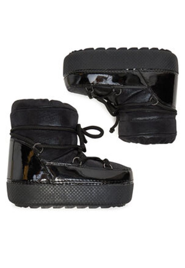 DeeZee Śniegowce DZN-001 Czarny. Kolor: czarny. Materiał: materiał