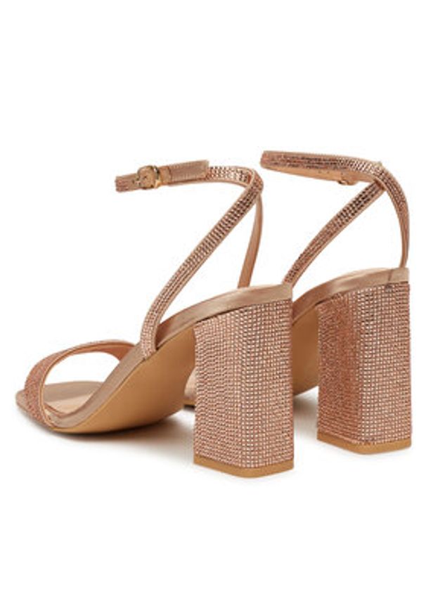 ONLY Shoes Sandały 15340872 Różowy. Kolor: różowy. Materiał: skóra