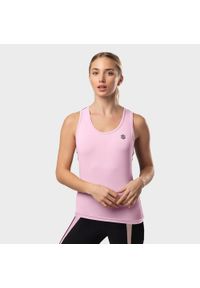 Kobieta Fitness Damska koszulka tank top Impact SIROKO Cukierkowy Róż. Kolor: wielokolorowy, różowy, czarny. Sport: fitness