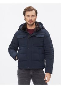 TOMMY HILFIGER - Tommy Hilfiger Kurtka puchowa Rockie MW0MW32790 Granatowy Regular Fit. Kolor: niebieski. Materiał: syntetyk, puch #1