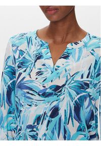 Olsen Bluzka 11105044 Niebieski Regular Fit. Kolor: niebieski. Materiał: bawełna #4