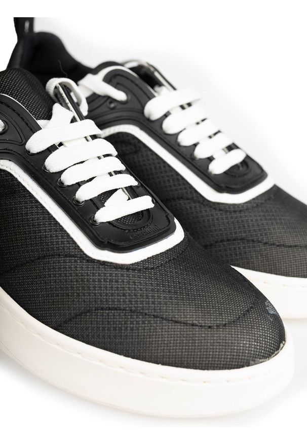 Baldinini Sneakersy | UE0407P00VECT | Sne U Vectra | Mężczyzna | Czarny, Biały. Kolor: czarny, biały, wielokolorowy. Materiał: skóra, materiał
