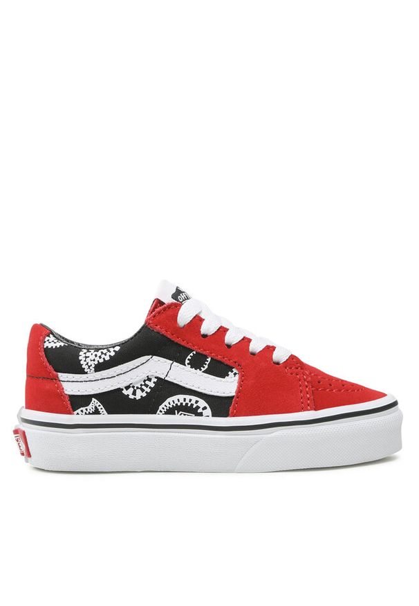 Tenisówki Vans. Kolor: czerwony. Wzór: paisley