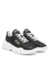 Versace Jeans Couture Sneakersy 78YA3SC1 Czarny. Kolor: czarny. Materiał: skóra #3