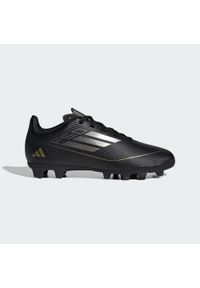 Adidas - Buty F50 Club FXG Kids. Kolor: żółty, wielokolorowy, czarny, szary. Materiał: materiał
