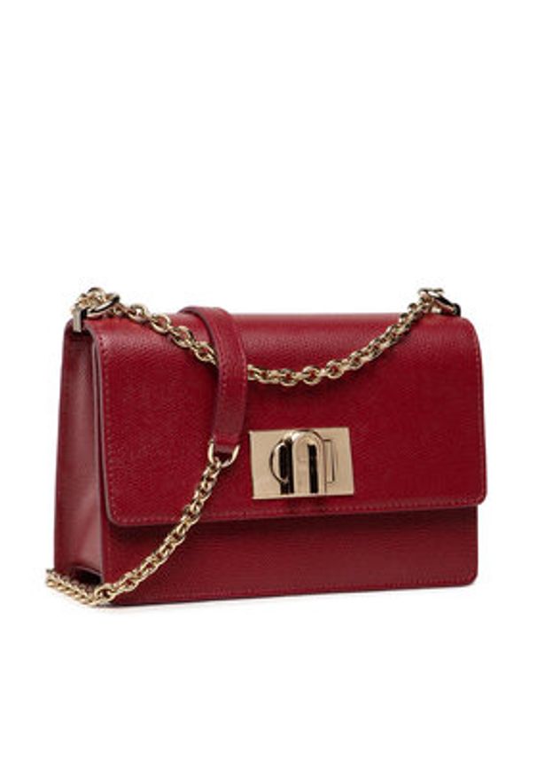 Furla Torebka 1927 BAFKACO-ARE000-CGQ001-1-007-20-BG-B Bordowy. Kolor: czerwony. Materiał: skórzane