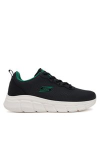 skechers - Skechers Sneakersy Bobs B Flex-Icy Edge 118109/BLK Czarny. Kolor: czarny. Materiał: materiał