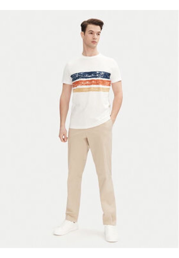 INDICODE T-Shirt Caron 41-051 Niebieski Regular Fit. Kolor: niebieski. Materiał: bawełna