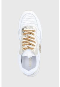 Liu Jo buty Liu Jo Wonder 25 kolor biały na platformie. Nosek buta: okrągły. Zapięcie: sznurówki. Kolor: biały. Materiał: guma. Obcas: na platformie