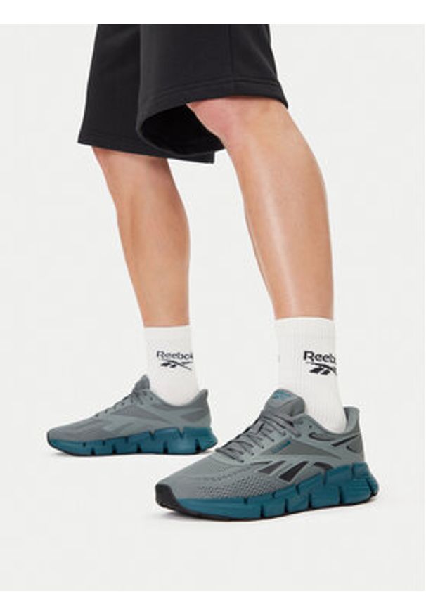 Reebok Buty do biegania EO-ZIG DYNAMICA 6 100225488 Beżowy. Kolor: beżowy. Materiał: materiał
