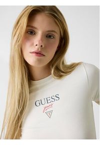 Guess Jeans T-Shirt 180328 Beżowy Classic Fit. Kolor: beżowy #5
