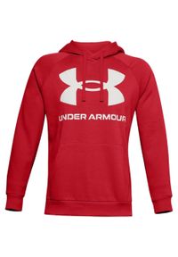 Bluza fitness męska Under Armour Rival Fleece Big Logo HD. Kolor: czerwony. Sport: fitness