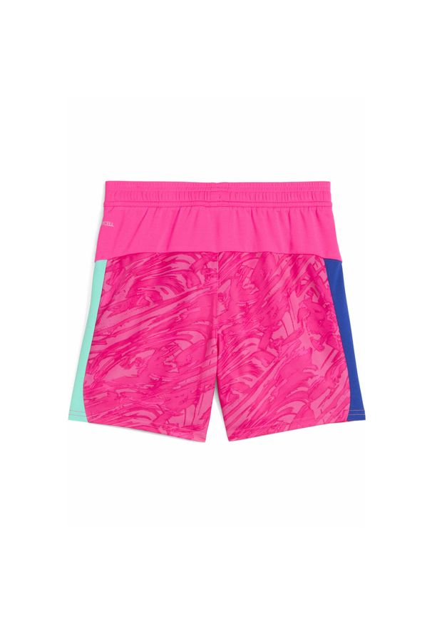Puma - Młodzieżowe szorty bramkarskie Manchester City 25/26 PUMA. Kolor: różowy. Materiał: tkanina