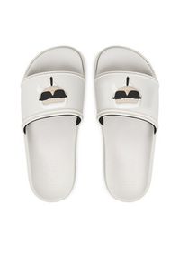 Karl Lagerfeld - KARL LAGERFELD Klapki KL80970N Biały. Kolor: biały. Materiał: syntetyk #5