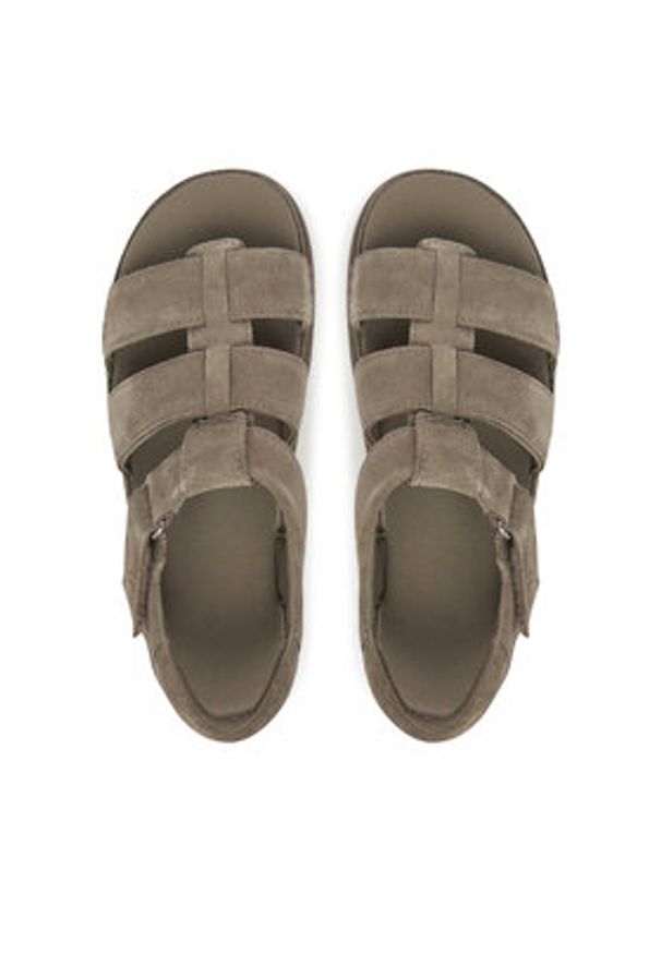 Ugg Sandały W Goldenstar Strap 1137890 Brązowy. Kolor: brązowy. Materiał: zamsz, skóra