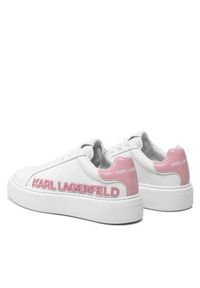 Karl Lagerfeld - KARL LAGERFELD Sneakersy KL62210 Biały. Kolor: biały. Materiał: skóra #5
