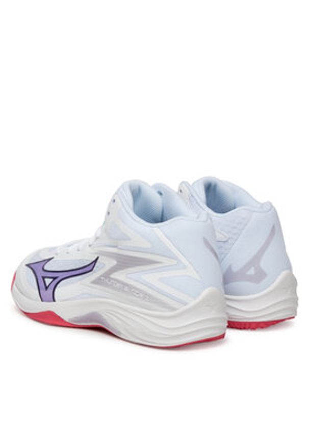 Mizuno Buty halowe Hunder Blade Z Mid V1GC2375 Biały. Kolor: biały. Materiał: syntetyk, materiał