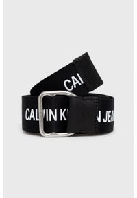 Calvin Klein Jeans - Pasek. Kolor: czarny