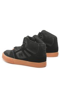 DC Sneakersy Pure High-Top Wc ADYS400043 Czarny. Kolor: czarny. Materiał: skóra