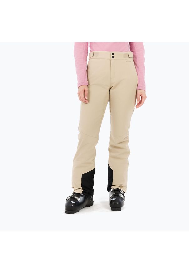 Spodnie narciarskie damskie Protest PRTVoleta. Kolor: beżowy. Sezon: zima. Sport: narciarstwo