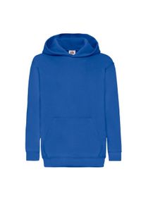 FRUIT OF THE LOOM - Bluza Z Kapturem Dla Dzieci. Typ kołnierza: kaptur. Kolor: niebieski