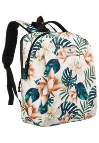 Plecak damski Peterson PTN 77707 biały. Kolor: biały. Materiał: poliester #1