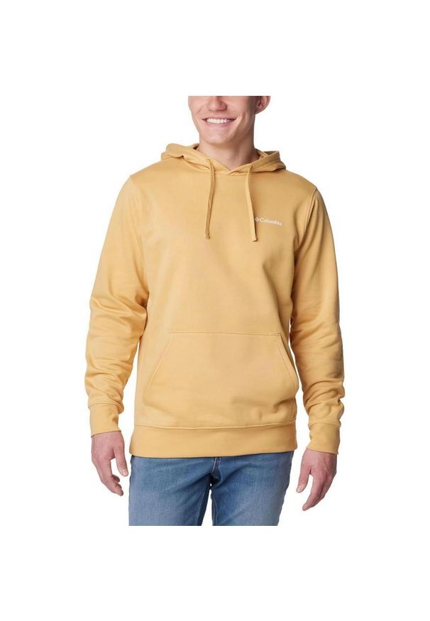 columbia - Bluza męska Columbia Trek z kapturem. Typ kołnierza: kaptur. Kolor: żółty. Materiał: bawełna, poliester