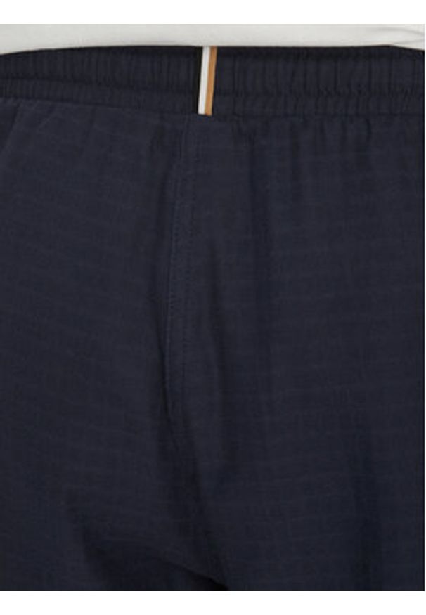 BOSS Szorty materiałowe 50540134 Granatowy Regular Fit. Kolor: niebieski. Materiał: bawełna
