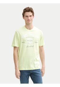 Tom Tailor T-Shirt 1037735 Zielony Regular Fit. Kolor: zielony. Materiał: bawełna