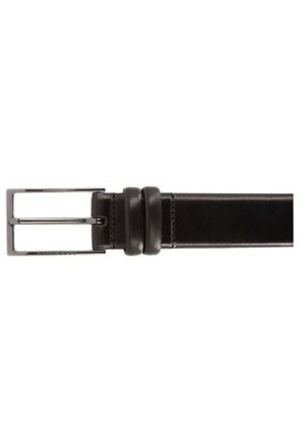BOSS - Boss Pasek Męski Carmello 50239979 90 Czarny. Kolor: czarny. Materiał: skóra