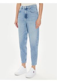 Tommy Jeans Jeansy DW0DW19247 Niebieski Mom Fit. Kolor: niebieski #1