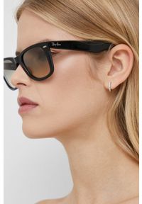 Ray-Ban okulary kolor czarny. Kolor: czarny #6
