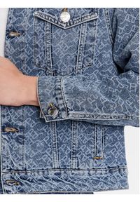 Pinko Kurtka jeansowa 100803 A0Q0 Niebieski Regular Fit. Kolor: niebieski. Materiał: jeans, bawełna #5