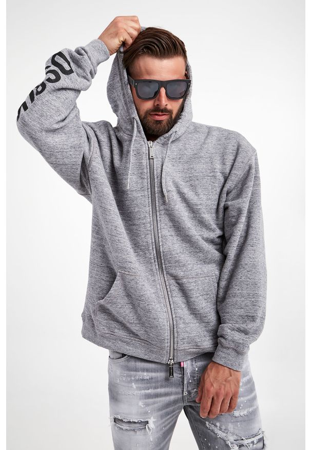 Bluza DSQUARED2. Typ kołnierza: kaptur. Długość rękawa: długi rękaw. Długość: długie. Wzór: nadruk, melanż