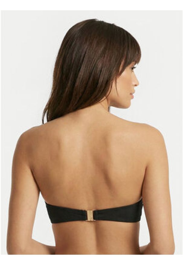 Seafolly Góra od bikini Band Wave 31577-305 Czarny. Kolor: czarny. Materiał: syntetyk