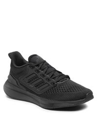 Adidas - adidas Buty Eq21 Run H00521 Czarny. Kolor: czarny. Materiał: materiał. Sport: bieganie #1